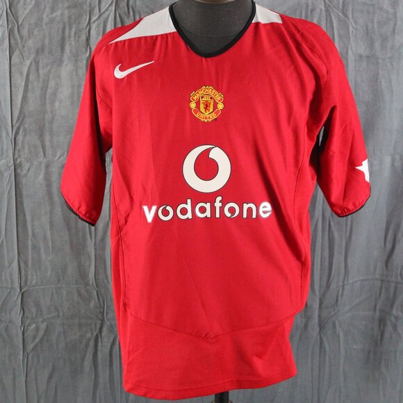 Manchester United Jersey (Retro) - Paul Scholes 18 2004 Home Jersey - Men's XL - Picture 1 of 10